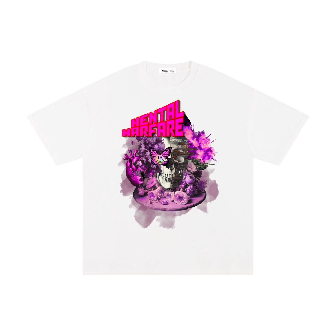 Mental Warfare "Oleander Edition" Unisex Pure Cotton T-Shirt