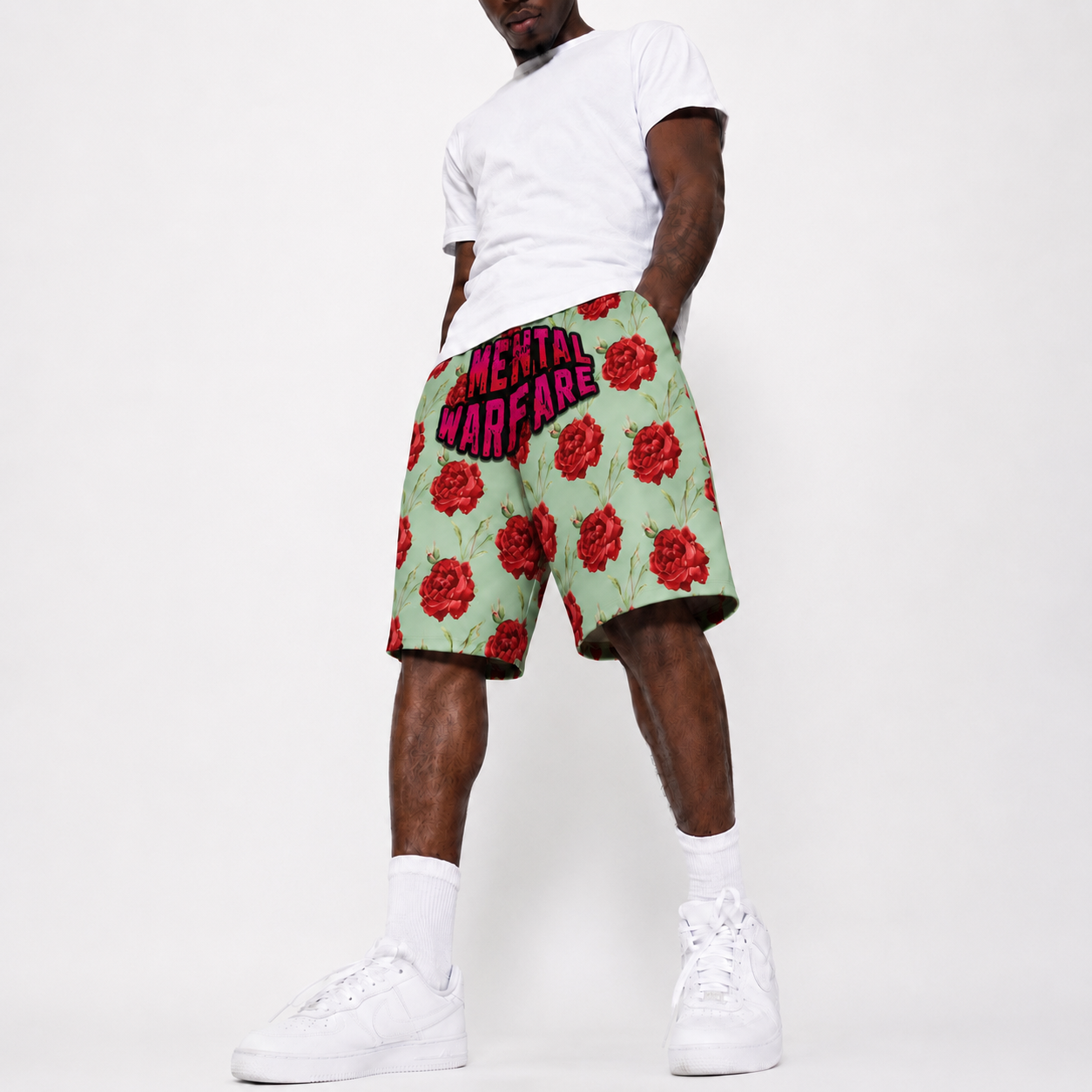 Mental Warfare Athletic Long Shorts