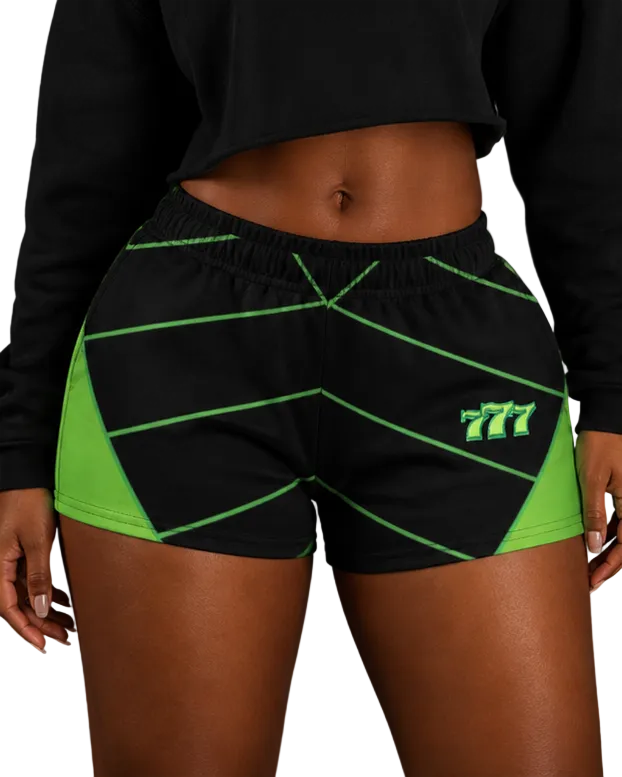 "Addict$" women's cotton shorts