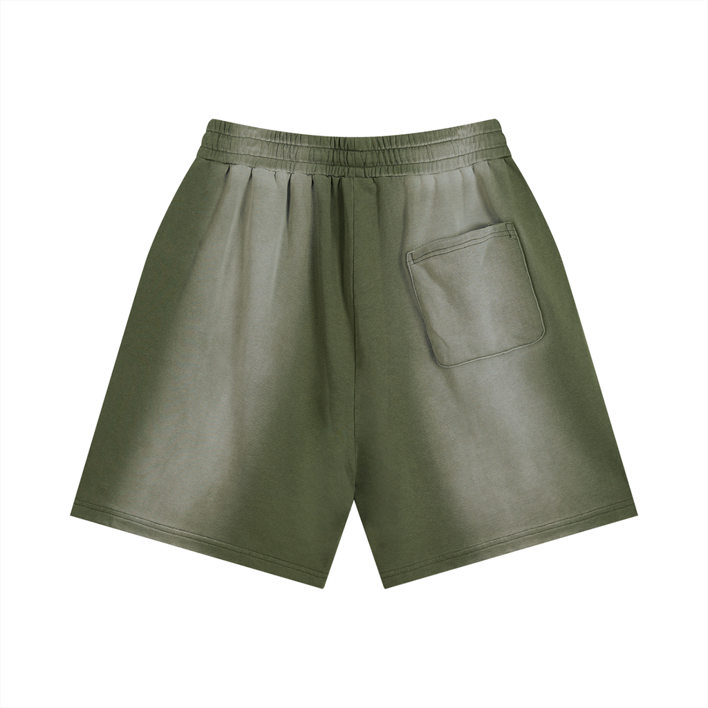 "Outcast Society" Sun Fade Distressed Shorts (Pink)