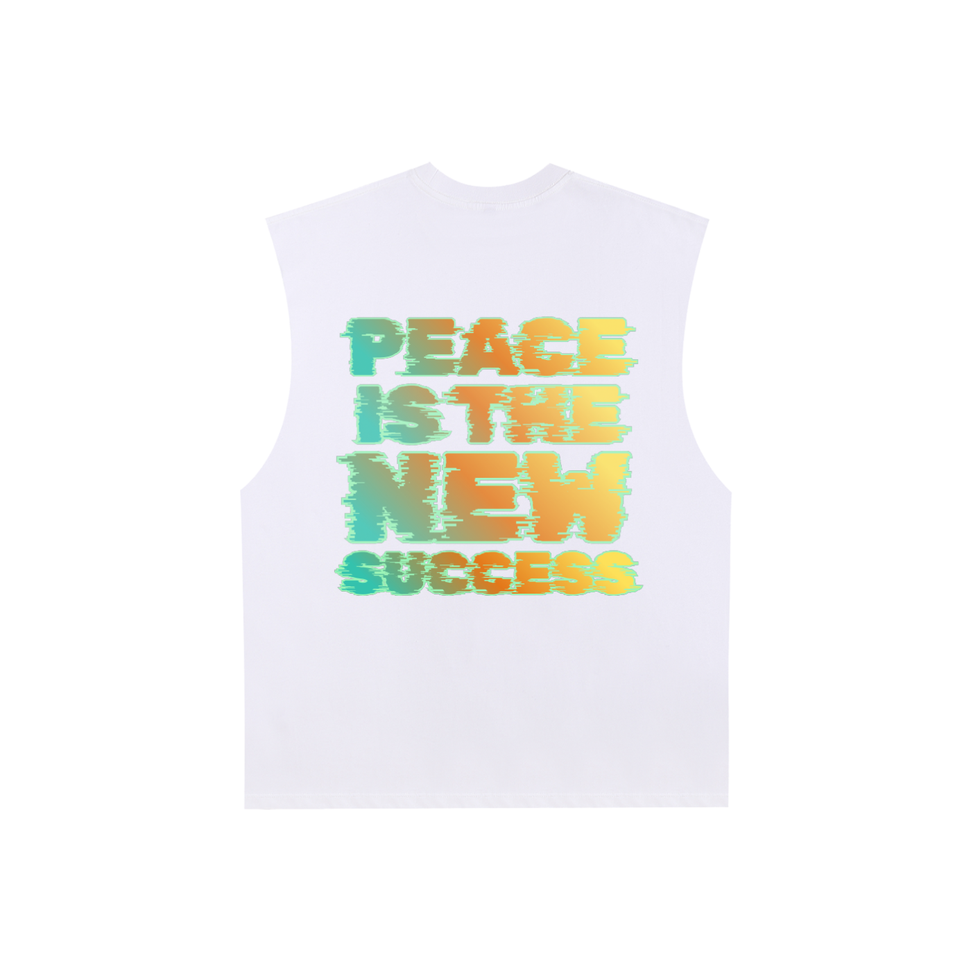 Mental Warfare "Gamma Radiant Edition" Raw Edge Cotton Tank Top
