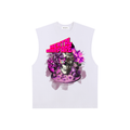 Mental Warfare "Oleander Edition" Raw Edge Cotton Tank Top