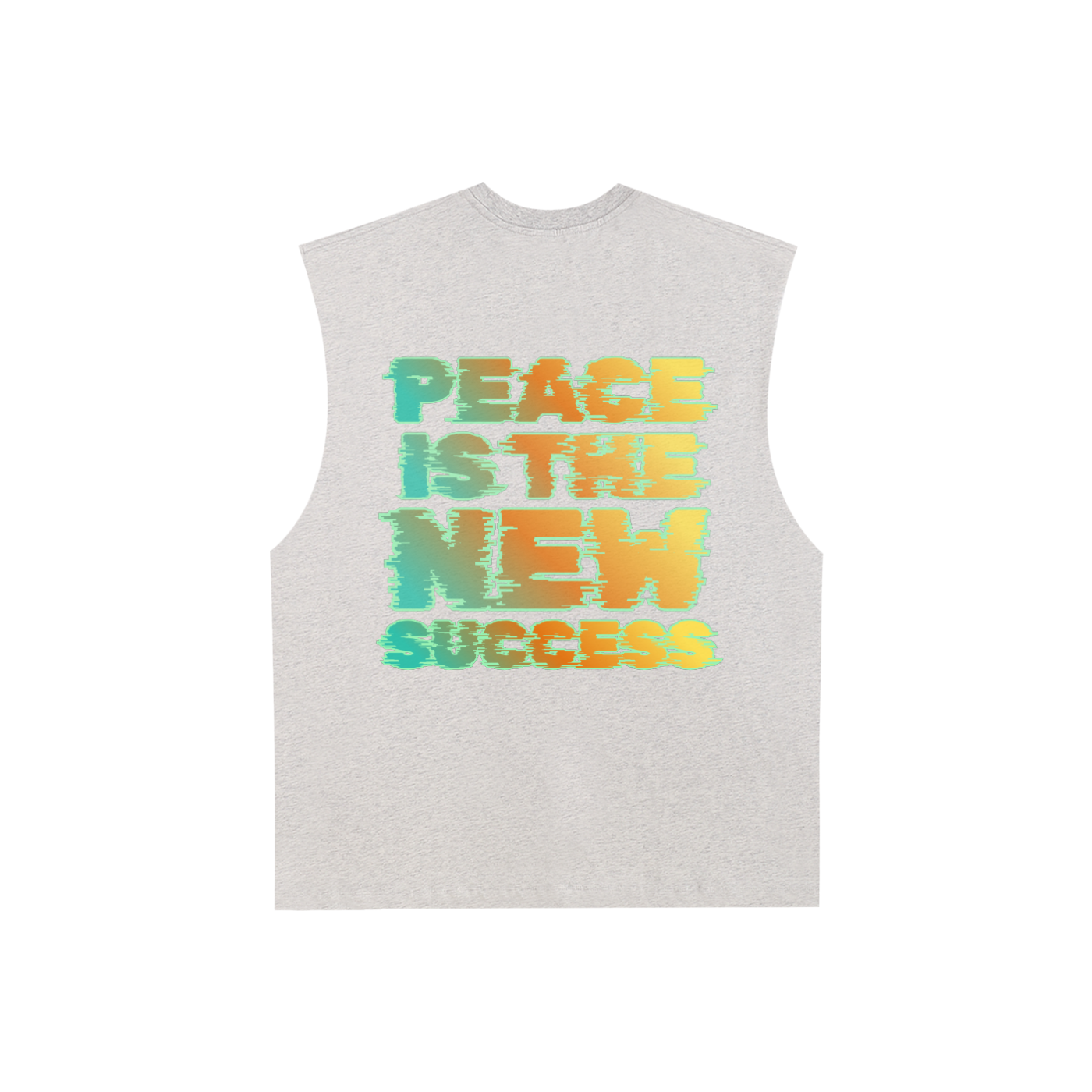 Mental Warfare "Gamma Radiant Edition" Raw Edge Cotton Tank Top