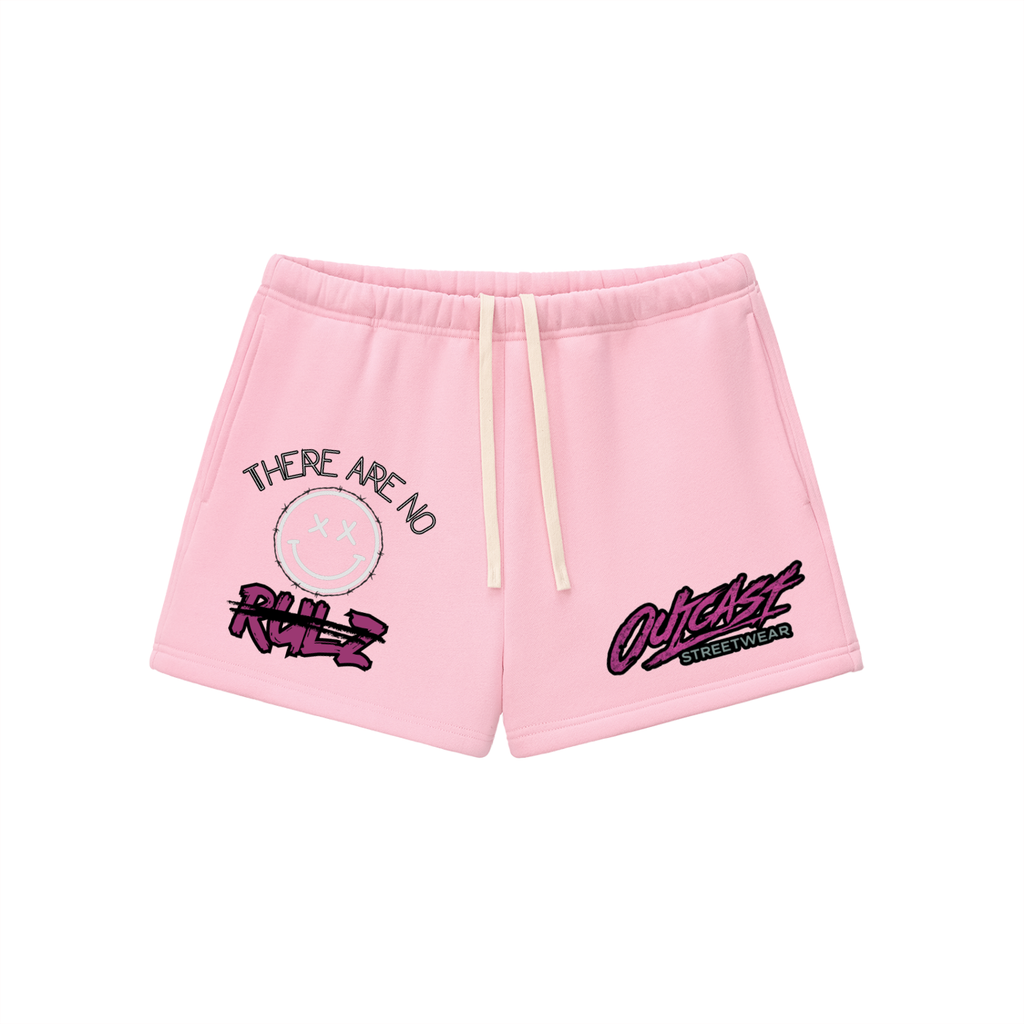 "Outcast Society" Essential Fleece Drawstring Sweatshorts